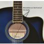 Ibanez PF15ECEWC-TBS PF Series Acoustic Guitar-Transparent Blue Sunburst High Gloss Finish 2156 sku number PF15ECEWCTBS.B 2156a