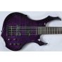 ESP LTD F-155DX Electric Bass in Dark See-Thru Purple B-Stock sku number LF155DXDSTP.B