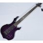 ESP LTD F-155DX Electric Bass in Dark See-Thru Purple B-Stock sku number LF155DXDSTP.B