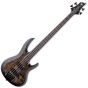 ESP LTD B-4E Burled Poplar Electric Bass Charcoal Burst Satin sku number LB4EBPCHBS