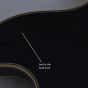 Schecter Corsair Semi Hollow Guitar Black B-Stock 0653 sku number SCHECTER1552-B0653