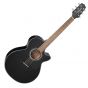 Takamine GF30CE-BLK G-Series G30 Cutaway Acoustic Electric Guitar in Black Finish sku number TAKGF30CEBLK