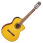 Takamine GC1CELH-NAT Left Handed G-Series Classical Acoustic Electric Guitar in Natural Finish sku number TAKGC1CELHNAT