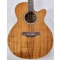 Takamine EF508KC Legacy Series KOA Top Acoustic Guitar in Natural Gloss Finish B-Stock sku number TAKEF508KC.B