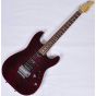 Schecter Contoured Exotic Top USA Custom Shop Electric Guitar Black Cherry sku number SCHECTERCETQMBCH