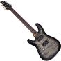 Schecter C-6 Plus Left-Handed Electric Guitar Charcoal Burst sku number SCHECTER448