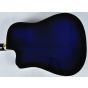 Ibanez PF15ECEWC-TBS PF Series Acoustic Guitar in Transparent Blue Sunburst High Gloss Finish SA150300754 sku number PF15ECEWCTBS.B 0754