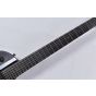 ESP LTD Deluxe EC-1000 Electric Guitar in Satin Black with Gloss Stripe sku number LXEC1000BLKSGS