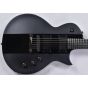 ESP LTD Deluxe EC-1000 Electric Guitar in Satin Black with Gloss Stripe sku number LXEC1000BLKSGS