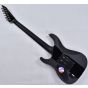 ESP LTD Deluxe M-1000 Electric Guitar in Satin Black with Gloss Stripe sku number LXM1000BLKSGS