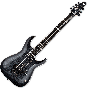 ESP LTD BS-7B Ben Savage 7 strings Baritone Electric Guitar in See Thru Black Sunburst sku number LBS7BQMSTBLKSB