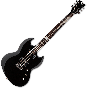ESP LTD VIPER-200 Baritone Electric Guitar in Black sku number LVIPER200BBLK