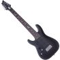 Schecter Damien Platinum-8 Left-Handed Electric Guitar Satin Black sku number SCHECTER1188