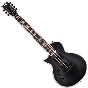 ESP LTD EC-407 7 Strings Left Handed Electric Guitar in Black Satin B-Stock sku number LEC407BLKSLH.B