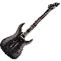 ESP LTD MH-401NT QM Electric Guitar in See Thru Black B-Stock sku number LMH401NTQMSTBLK.B