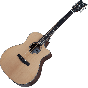 Schecter Orleans Studio Acoustic Guitar in Natural Satin Finish sku number SCHECTER3712