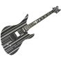 Schecter Synyster Custom-S Electric Guitar Gloss Black Silver Pin Stripes B-Stock 1681 sku number SCHECTER1741.B 1681
