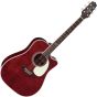 Takamine JJ325SRC John Jorgenson Dreadnought Acoustic Electric Guitar Gloss Red Satin B-Stock sku number TAKJJ325SRC.B