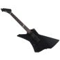 ESP LTD James Hetfield Snakebyte Left-Handed Electric Guitar Black Satin sku number LSNAKEBYTEBLKSLH