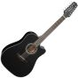 Takamine GD30CE-12BLK Dreadnought Acoustic Electric Guitar Black B-Stock sku number TAKGD30CE12BLK.B