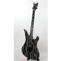 Schecter Synyster Custom Black w Silver Pin Stripes Electric Guitar 29 sku number 6SSGR-29