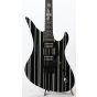 Schecter Synyster Custom Black w Silver Pin Stripes Electric Guitar 29 sku number 6SSGR-29