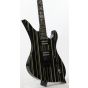 Schecter Synyster Custom Black w Silver Pin Stripes Electric Guitar 29 sku number 6SSGR-29