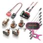 EMG 1-2 Pickup Conversion Wiring Kit Solderless w/ Free Guitar Tuner sku number 3250