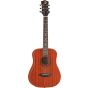 Luna Safari Muse Travel Guitar Acoustic Guitar Mahogany w/Bag SAF MUS MAH sku number SAF MUS MAH