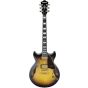 Ibanez AM Artcore Expressionist AM93QM Antique Yellow Sunburst AYS Hollow Body Electric Guitar sku number AM93QMAYS