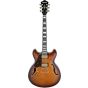 Ibanez AS Artcore Expressionist Left Handed Violin Sunburst AS93FML VLS Hollow Body Electric Guitar sku number AS93FMLVLS