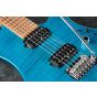 Ibanez Martin Miller Signature Transparent Aqua Blue MM1 TAB Electric Guitar w/Case sku number MM1TAB