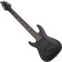 Schecter Demon 8 Left Handed Electric Guitar in Aged Black Satin sku number SCHECTER3668