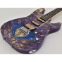 Schecter CET Custom USA Masterwork Guitar with Buckeye Burl Stabilized Top sku number MW CET PURPLE STABILIZED