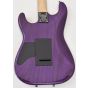 Schecter CET Custom USA Masterwork Guitar with Buckeye Burl Stabilized Top sku number MW CET PURPLE STABILIZED