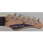 Schecter CET Custom USA Masterwork Guitar with Buckeye Burl Stabilized Top sku number MW CET PURPLE STABILIZED