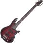 Schecter Hellraiser Extreme-5 Electric Bass Crimson Red Burst Satin sku number SCHECTER1919