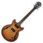 Ibanez Artcore AM73BTF Semi-Hollow Electric Guitar in Tobacco Flat Finish sku number AM73BTF