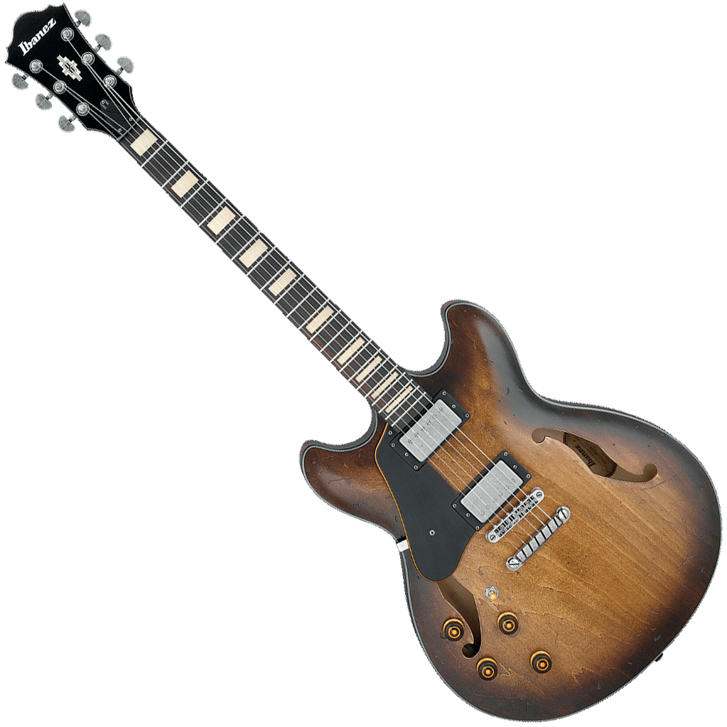Amazon.com: Ibanez Artcore Expressionist AG95QA - Dark Brown
