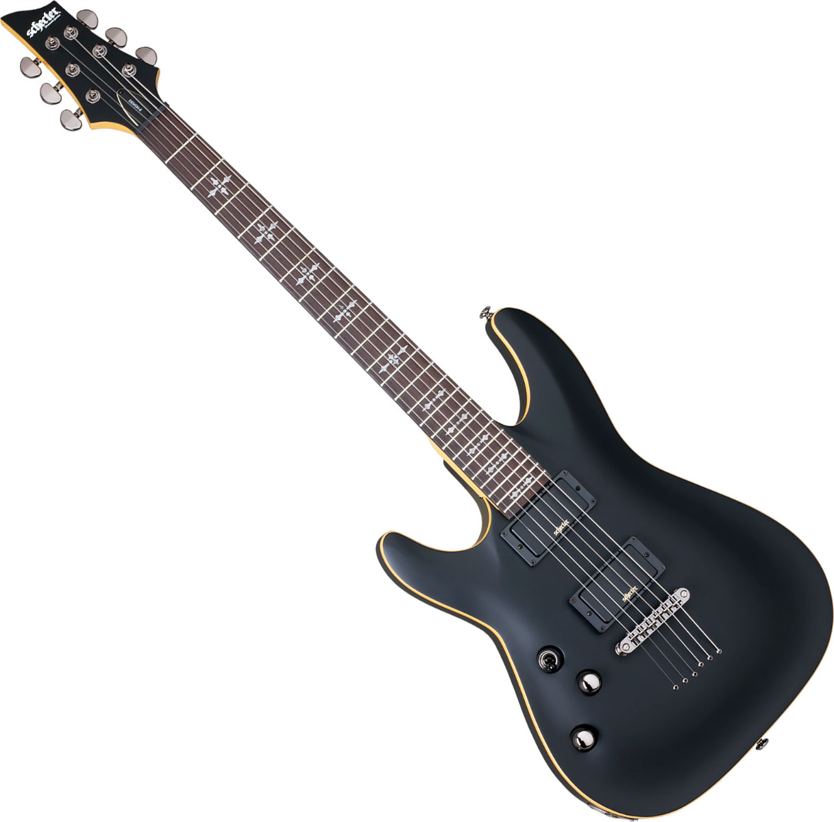 Schecter Demon-6 Aged Black Satin | Studio Gears