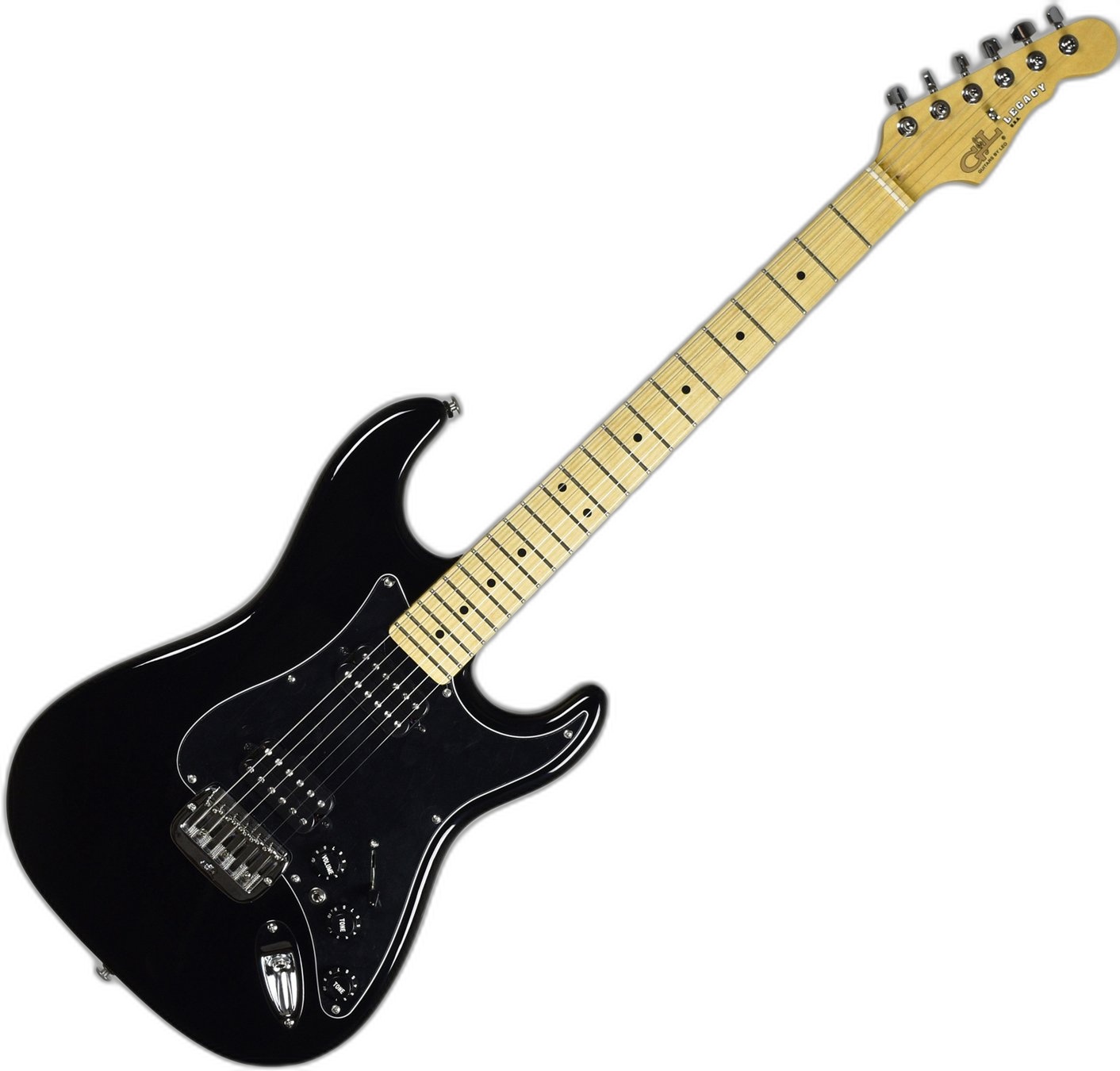 G&L USA Legacy HSS Electric Guitar Midnight Blue Metallic