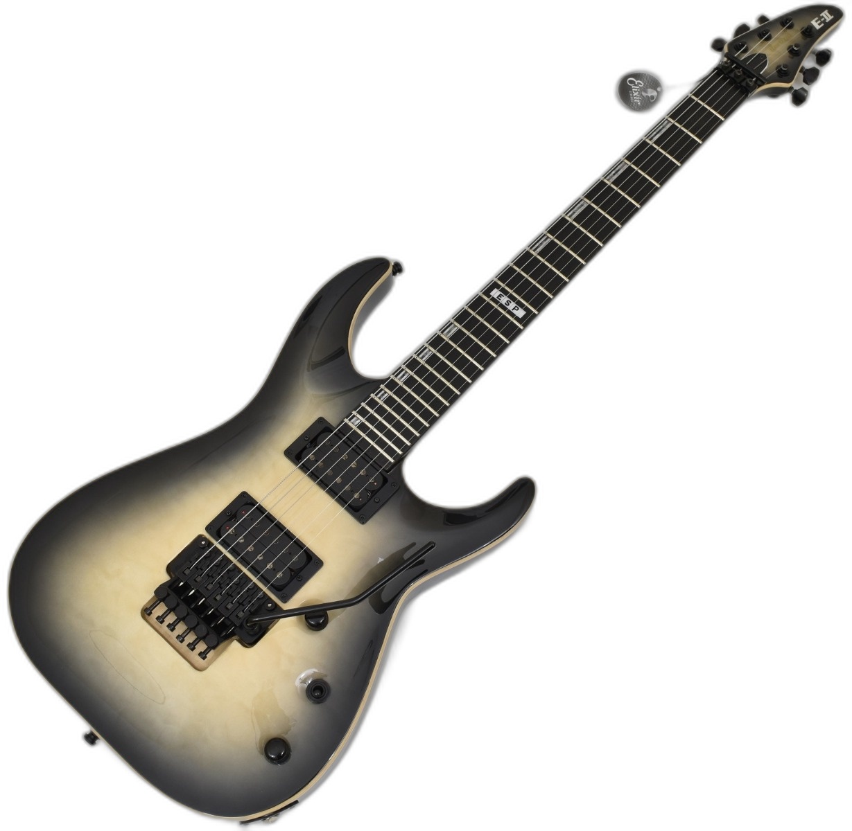 ESP E-II Horizon FR-7 Electric Guitar Black Turqoise Burst