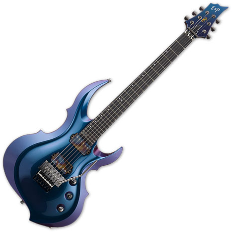 ESP FRX CTM Electric Guitar Magenta Blue Burst