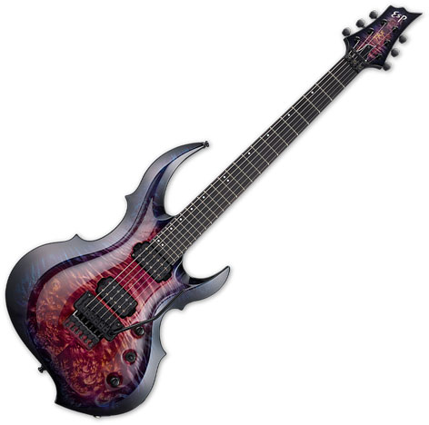 ESP FRX CTM Original Series Electric Guitar in See Thru Black Cherry
