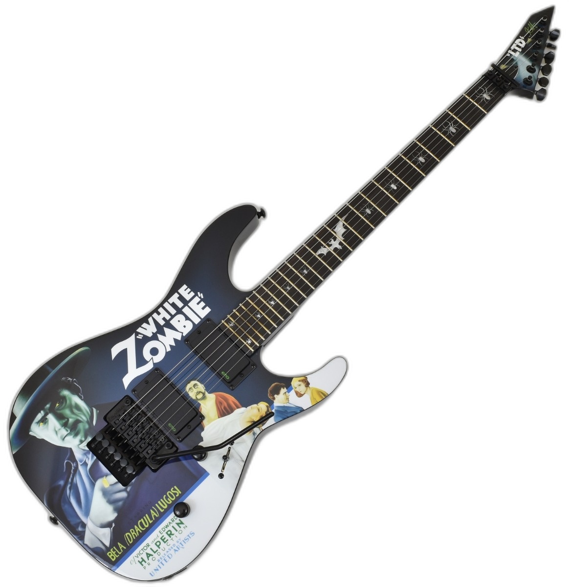 ESP LTD Kirk Hammett White Zombie KH-WZ Signature Electric Guitar Blac