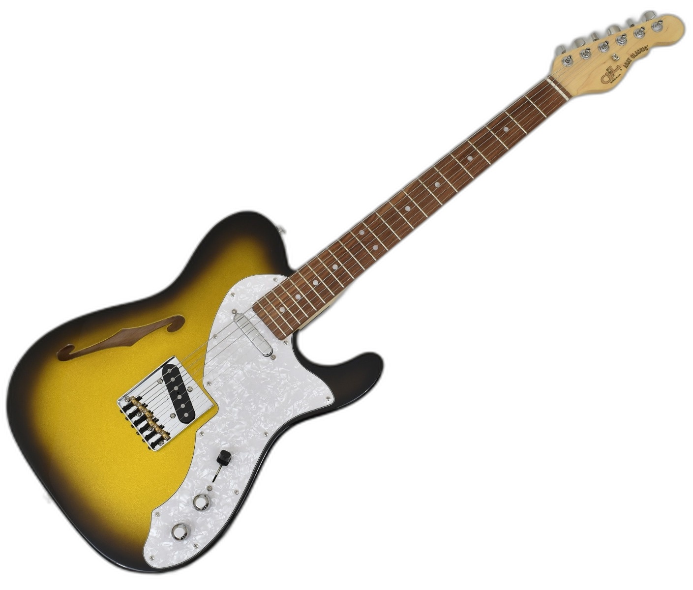 ロブロG&L USA ASAT Classic Ash signature G&L ASAT Classic Thinline Midnight Blue | Studio Gears