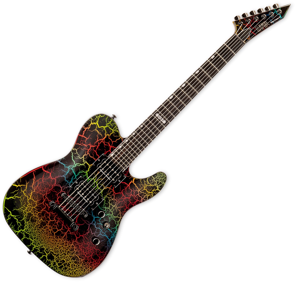 ESP Eclipse Limited 100本限定 エレキギター ESP LTD Eclipse 87 NT Electric Guitar in Rainbow Crackle Finish | eBay