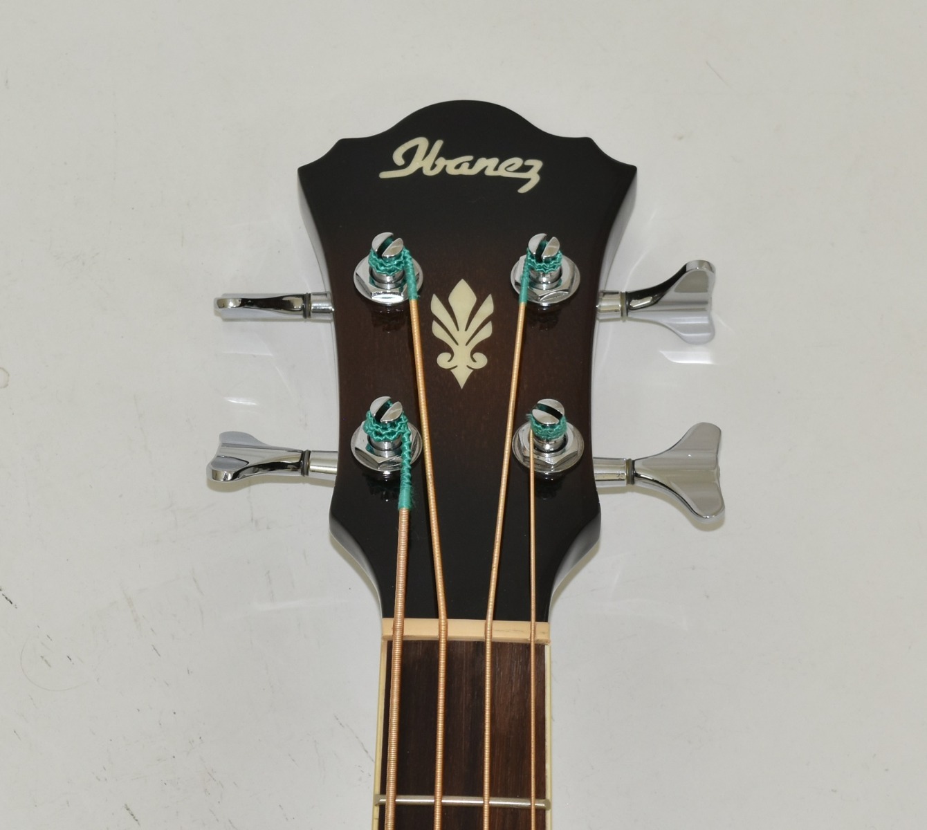 Ibanez AEB10E-DVS Artwood Series Acoustic Electric Bass in Dark