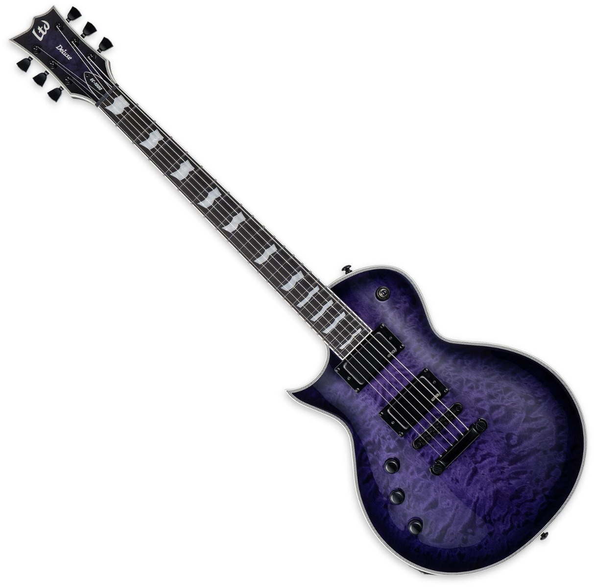 ESP LTD EC-1000QM Purple Sunburst Lefty | Studio Gears