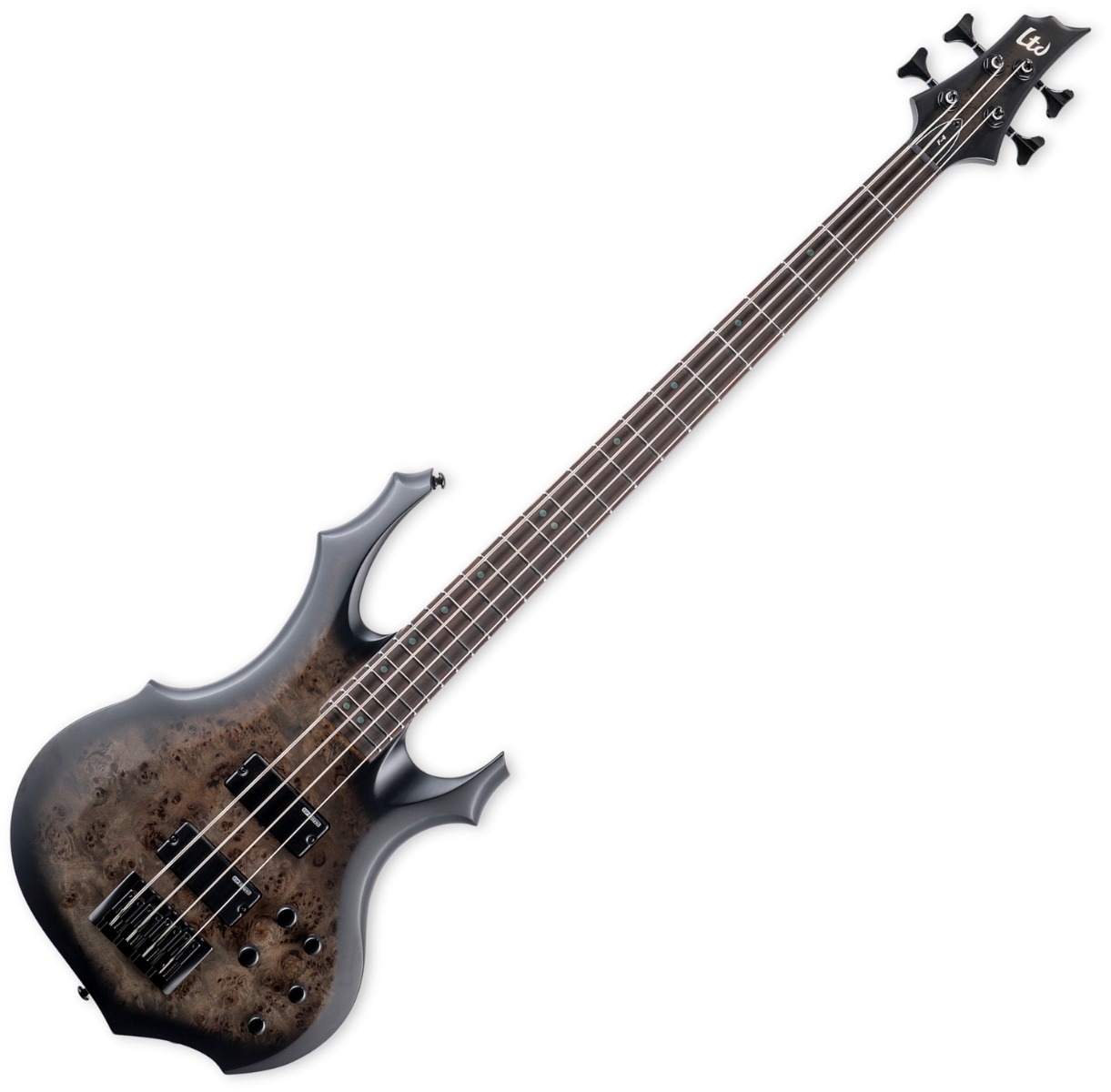 ESP LTD F-4 String Bass Black Metal - LF4BKMBLKS | Studio Gears
